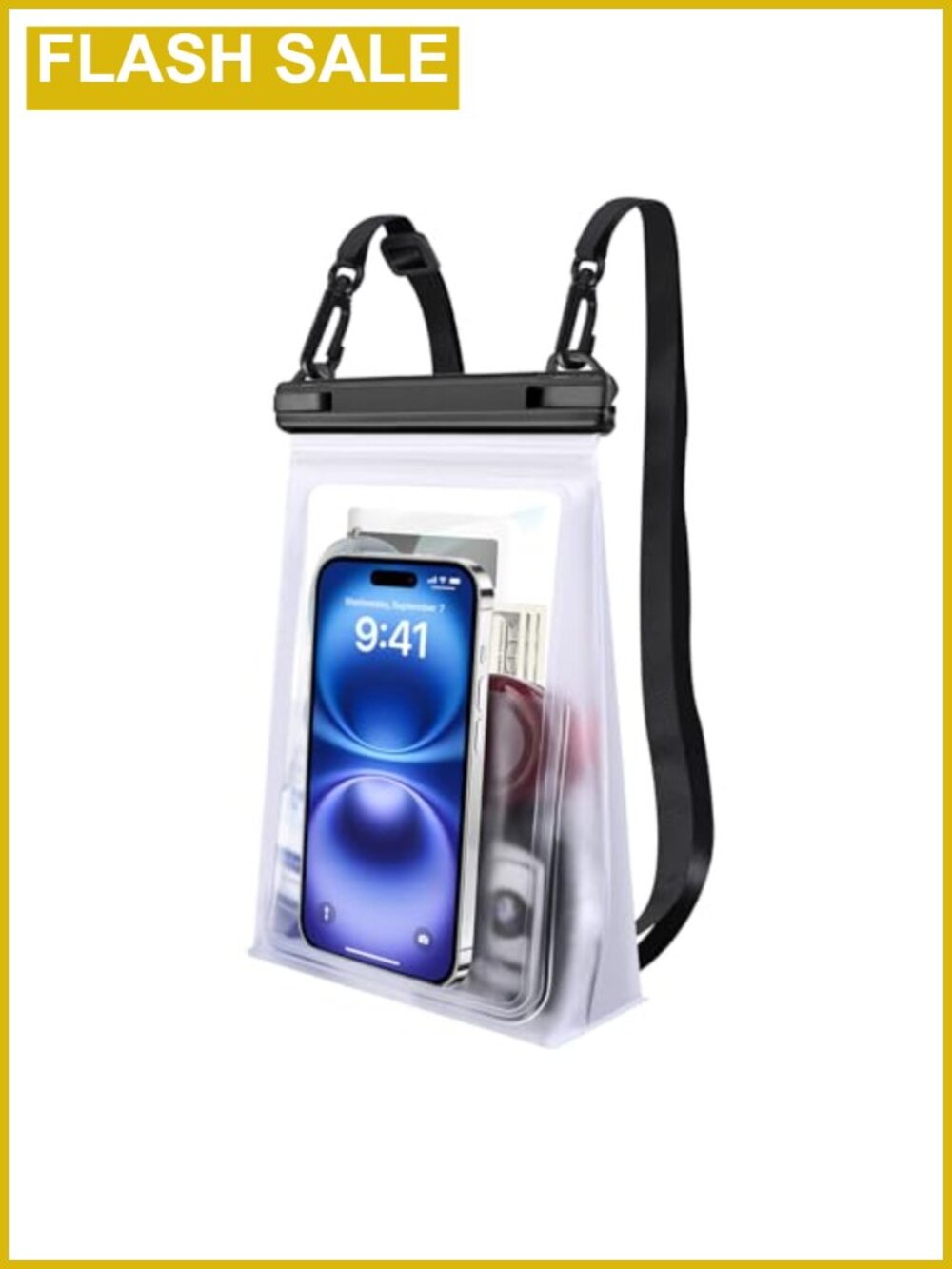 Waterproof Phone Pouch Large Floating Dry Bag IPX8 Sealing Strip